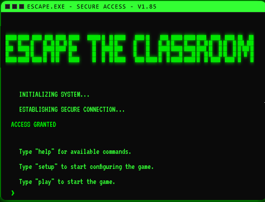 Escape the Classroom Preview